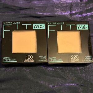 Maybelline Fit Me Matte + Poreless Powder - Classic Ivory & Natural Beige